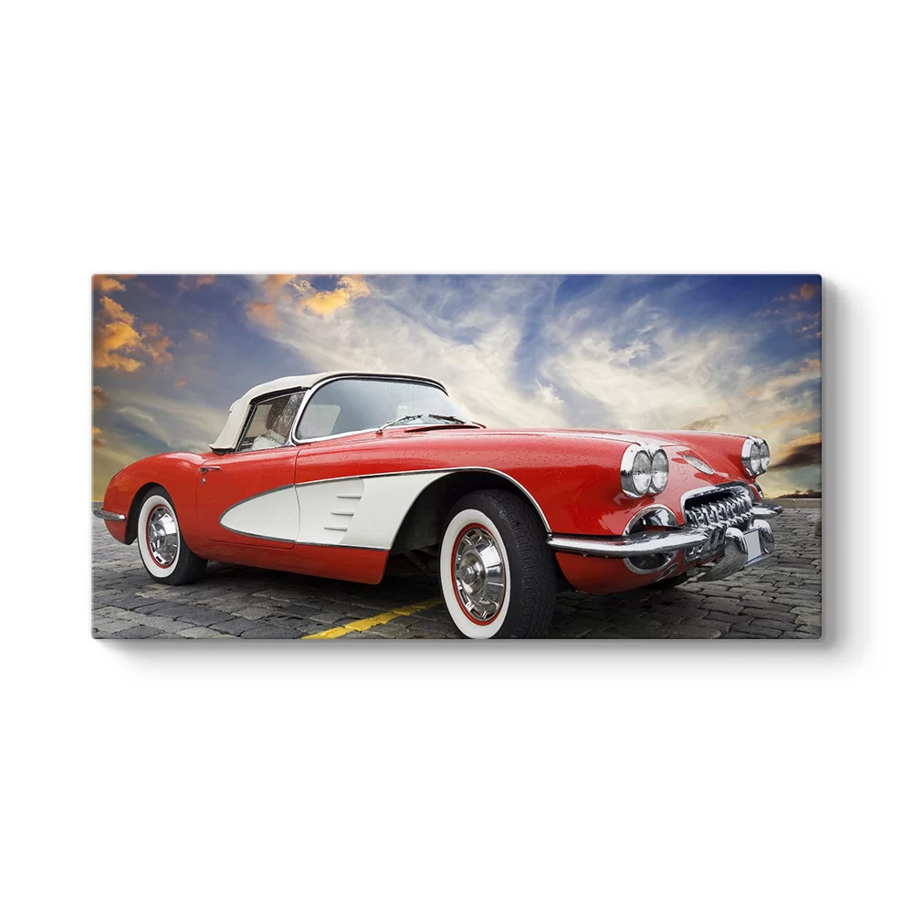 1957 Model Corvette Tablosu - Model 5